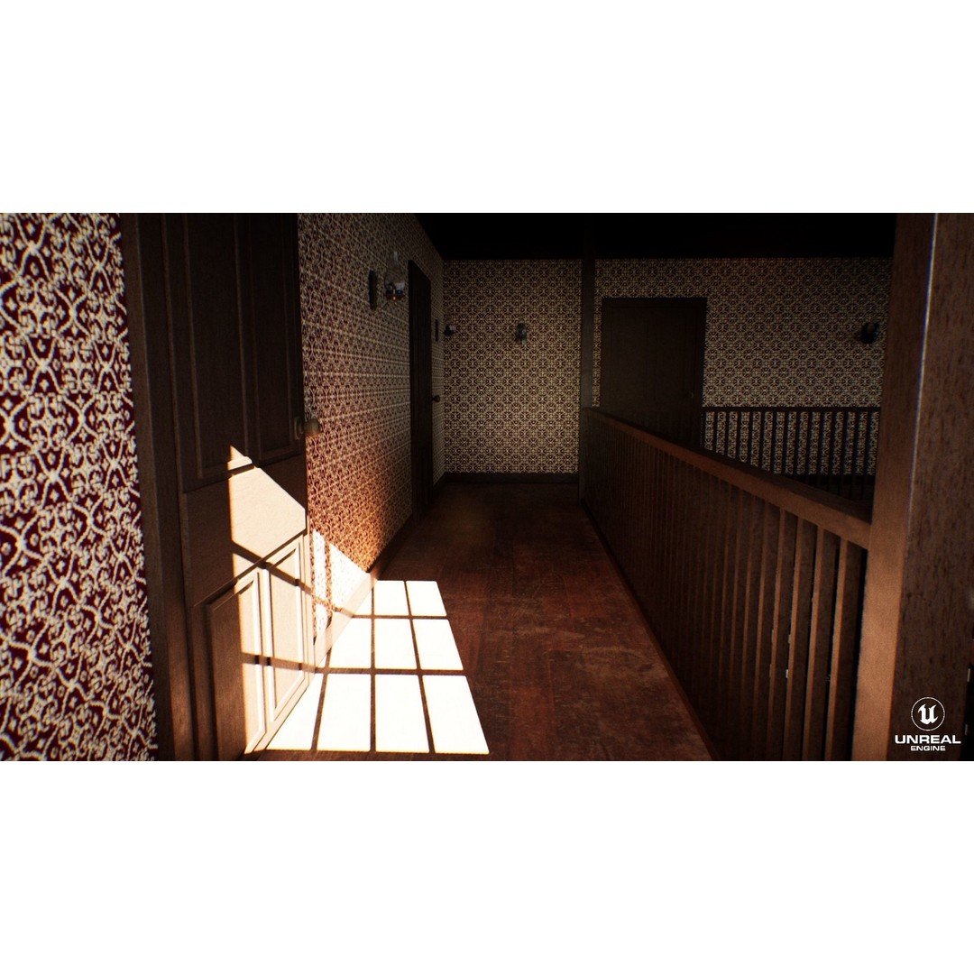 Western Saloon Interior 3D Model – Game Ready Scene with PBR Textures, Blender, FBX, OBJ - View 21
