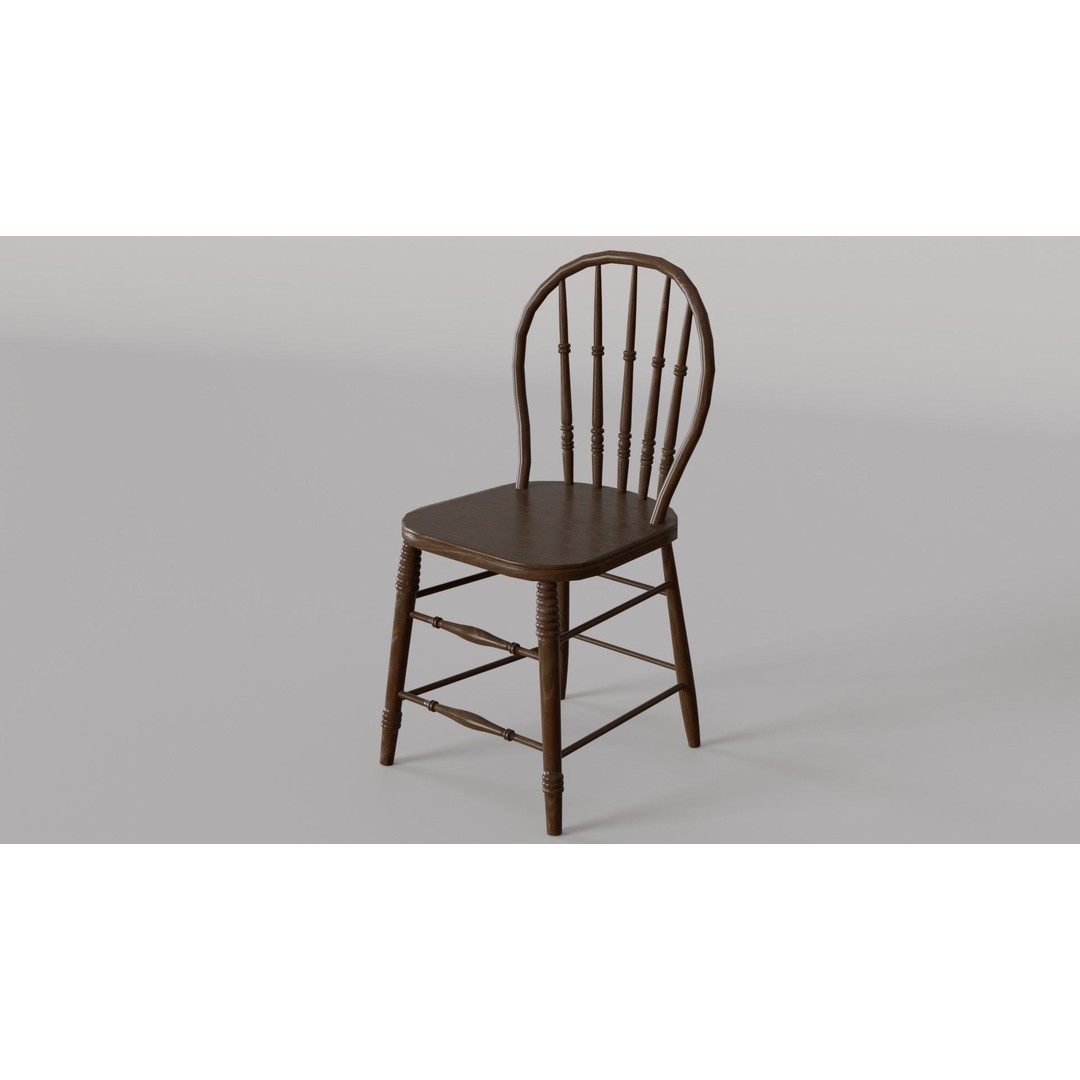 Western Saloon Interior 3D Model – Game Ready Scene with PBR Textures, Blender, FBX, OBJ - View 36