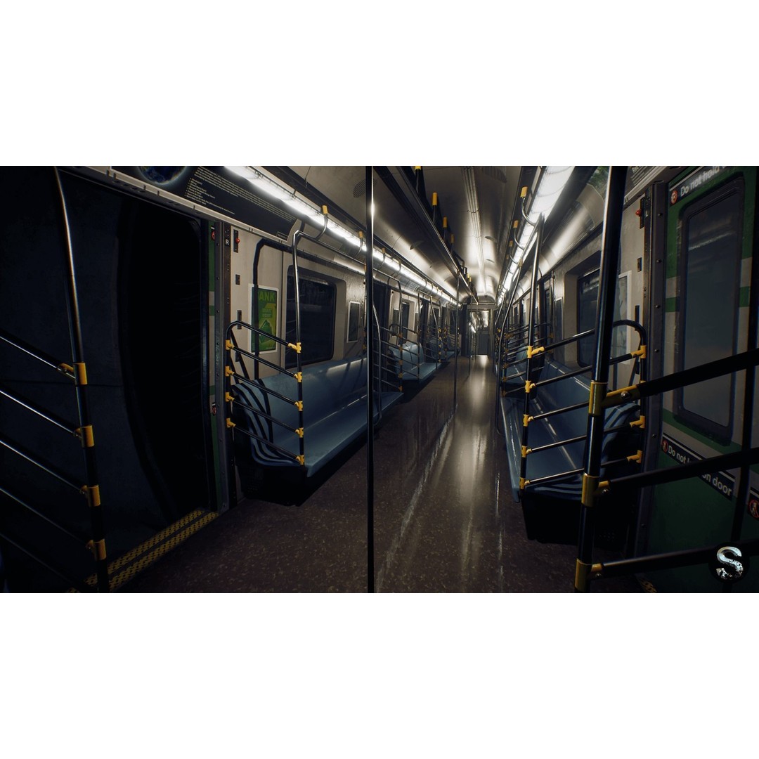Subway Low-Poly 3D Model – Game-Ready Asset for Unreal Engine - View 11