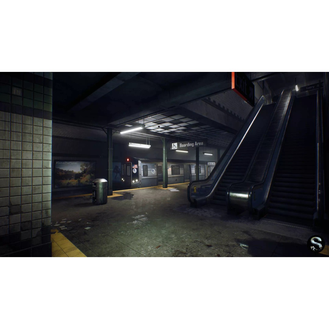 Subway Low-Poly 3D Model – Game-Ready Asset for Unreal Engine - View 2