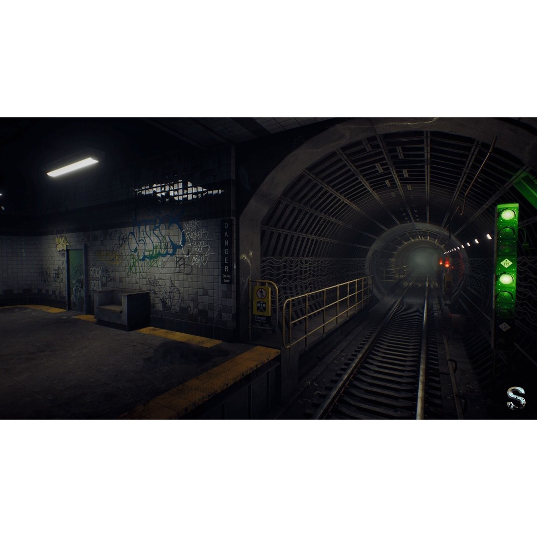 Subway Low-Poly 3D Model – Game-Ready Asset for Unreal Engine - View 3