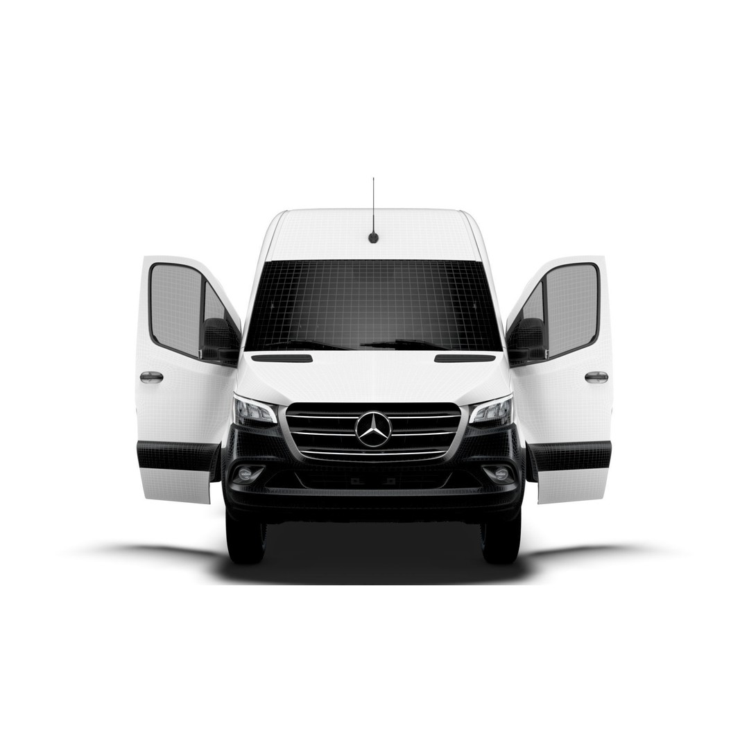 Mercedes Benz Sprinter L3H2 RWD 3D Model – High Quality Interior, FBX, OBJ - View 20