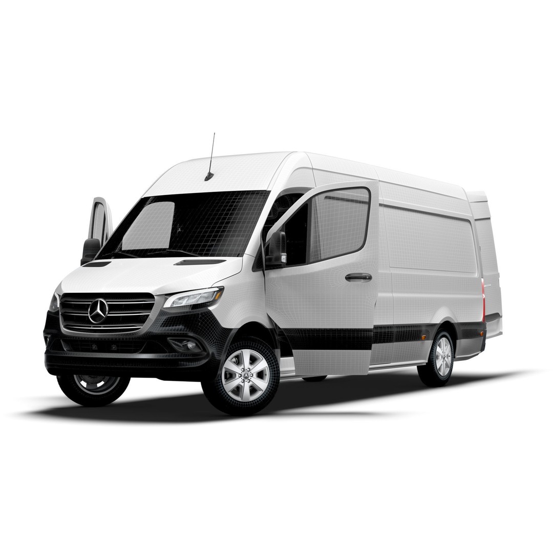 Mercedes Benz Sprinter L3H2 RWD 3D Model – High Quality Interior, FBX, OBJ - View 22