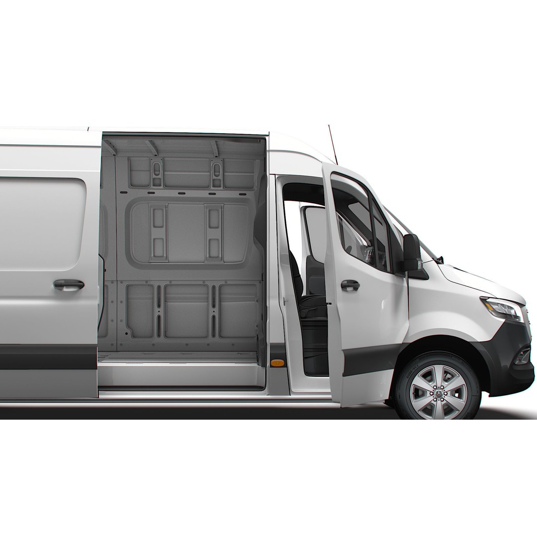 Mercedes Benz Sprinter L3H2 RWD 3D Model – High Quality Interior, FBX, OBJ - View 3