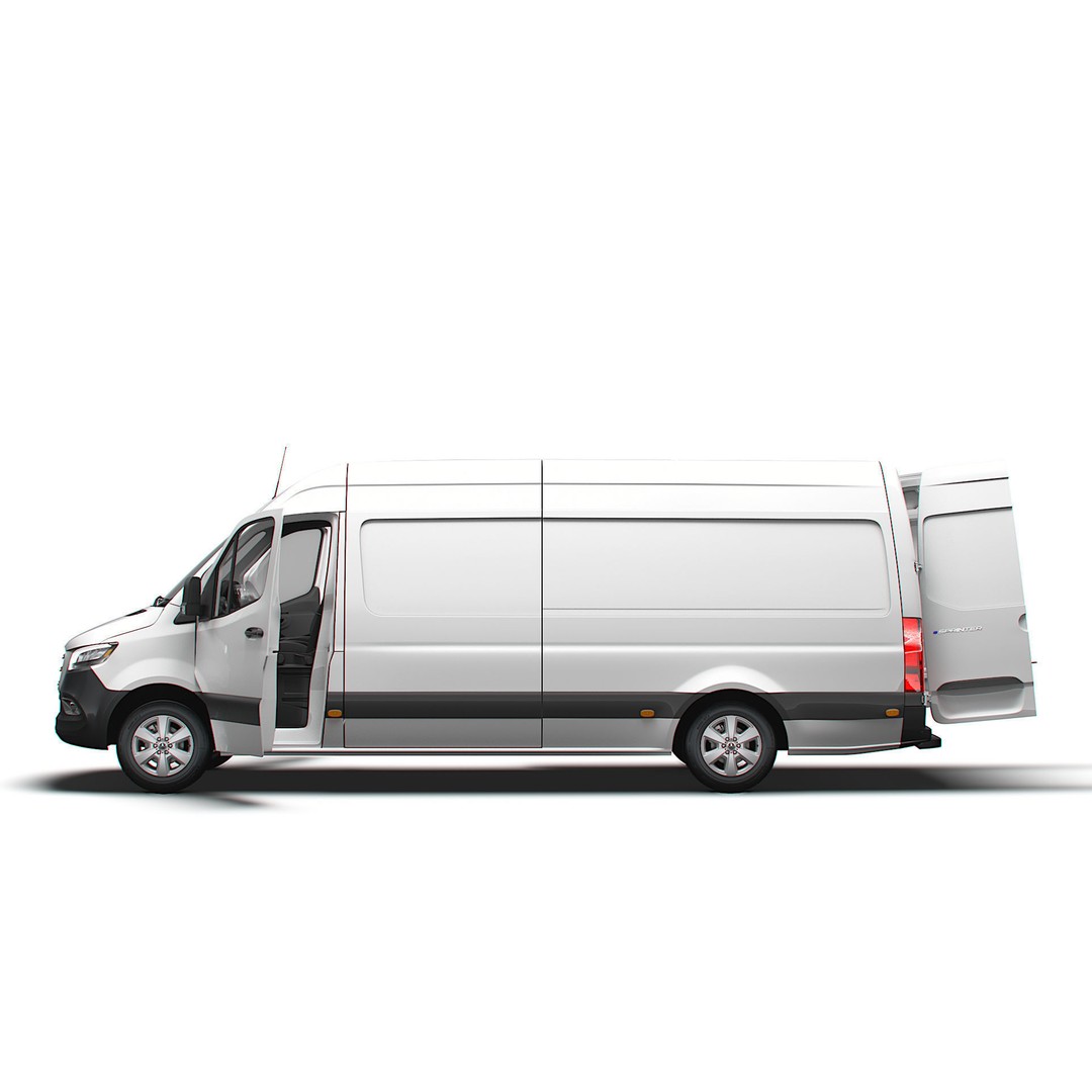 Mercedes Benz Sprinter L3H2 RWD 3D Model – High Quality Interior, FBX, OBJ - View 5
