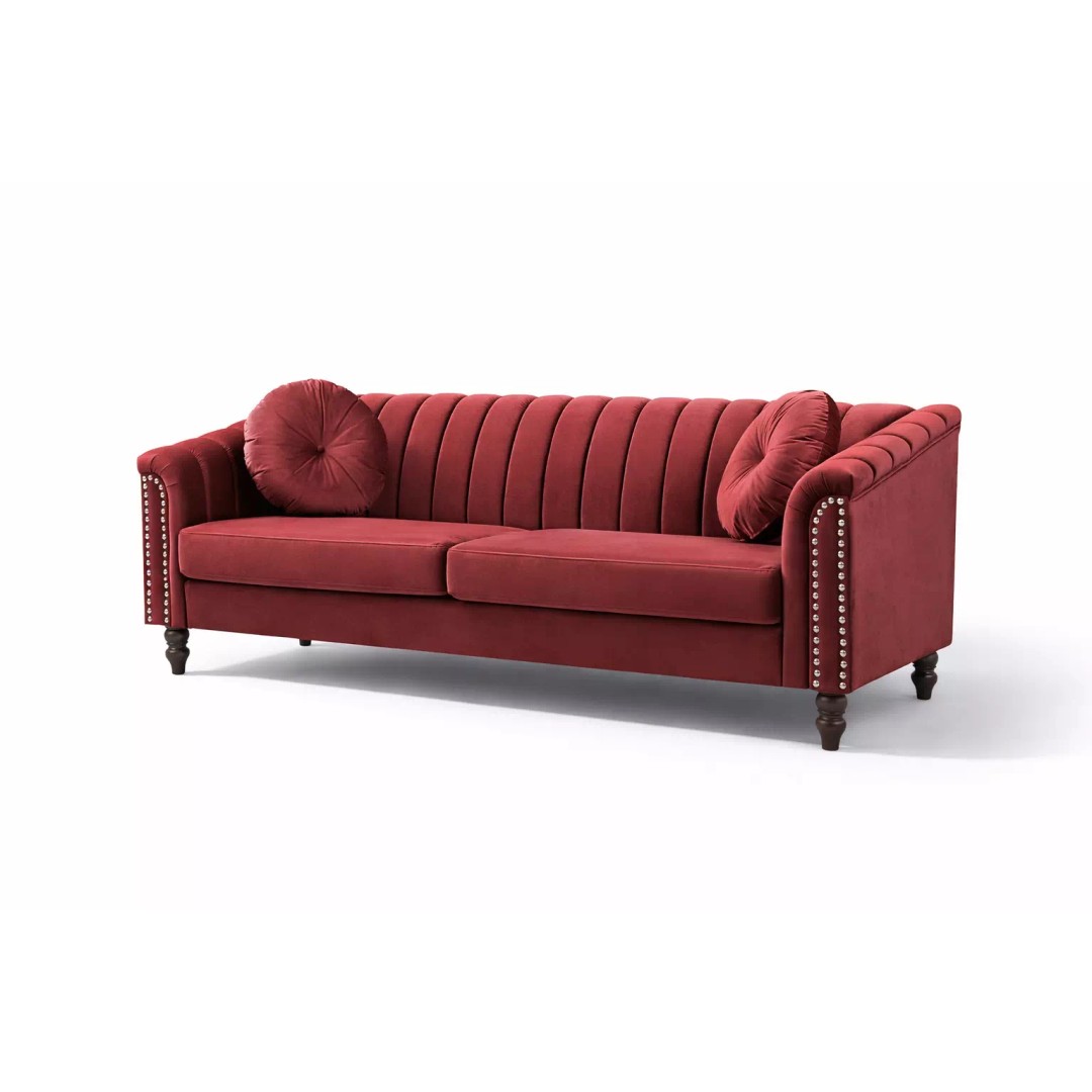 Modern Sofa 3D Model – Low Poly Furniture Collection, FBX - View 4