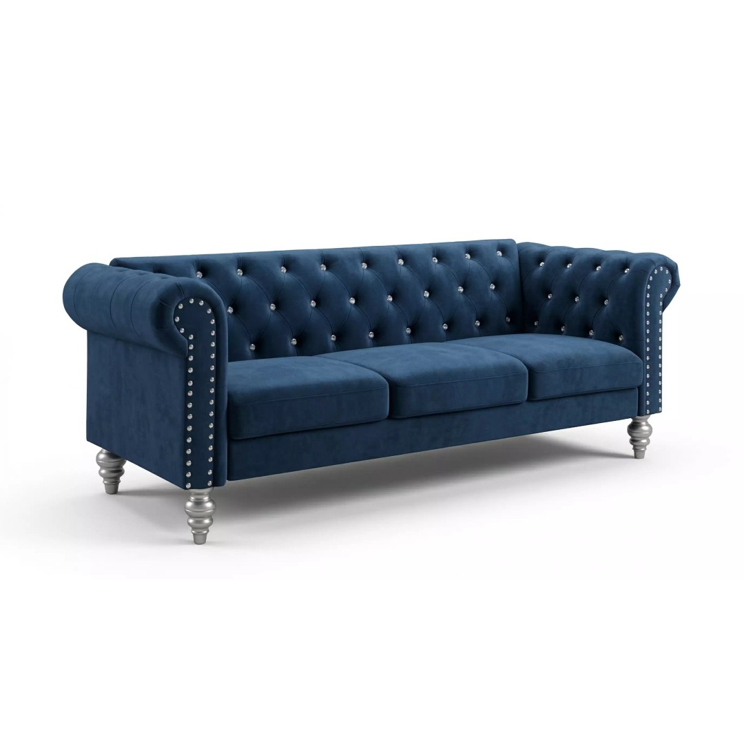 Modern Sofa 3D Model – Low Poly Furniture Collection, FBX - View 6
