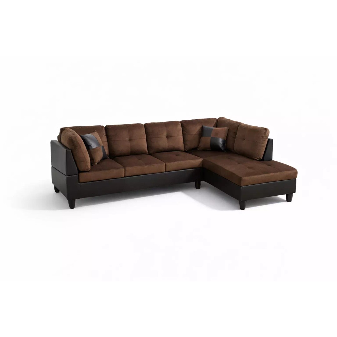 Modern Sofa 3D Model – Low Poly Furniture Collection, FBX - View 7