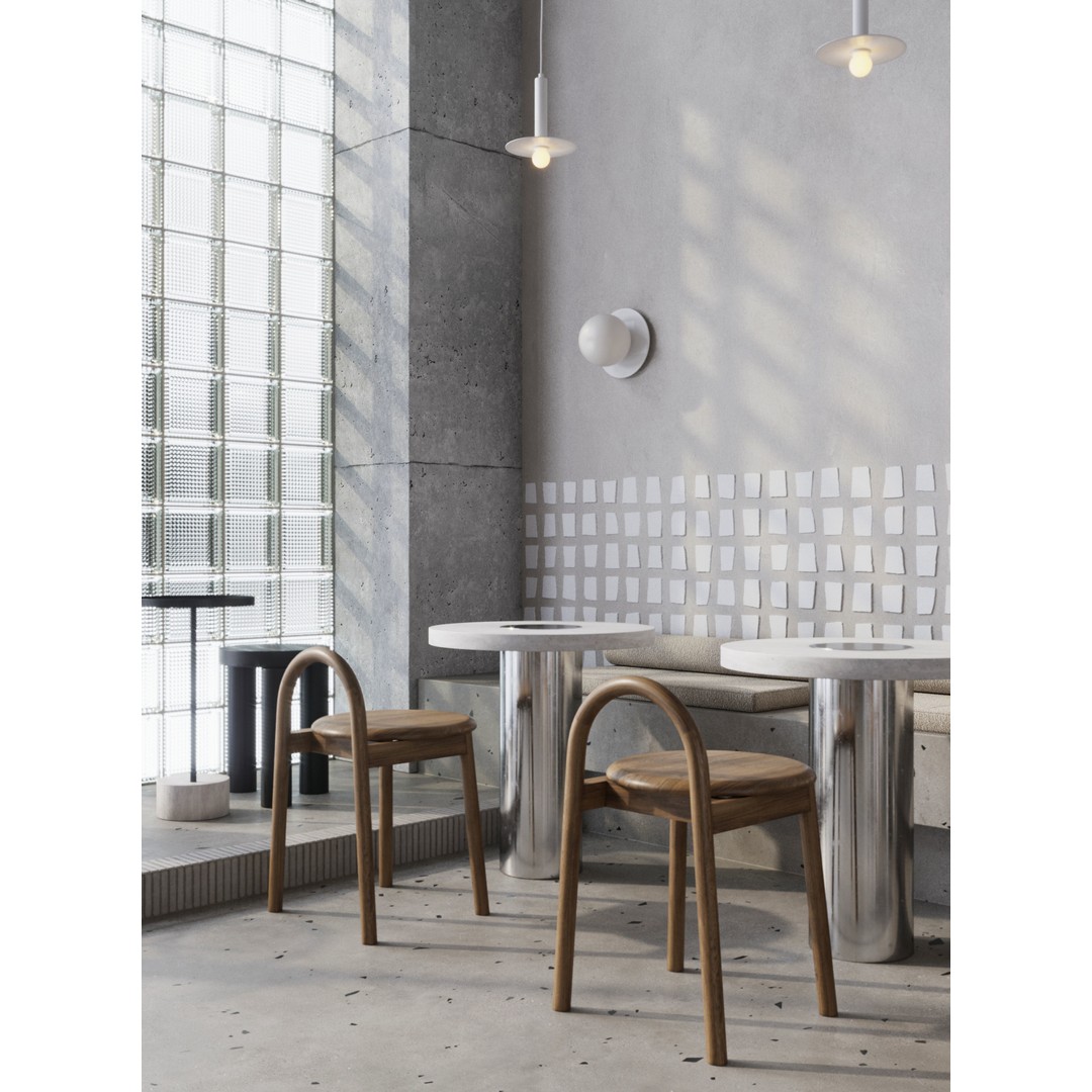 Coffee Shop Interior 3D Model – Fully Textured Scene for 3dsMax - View 13