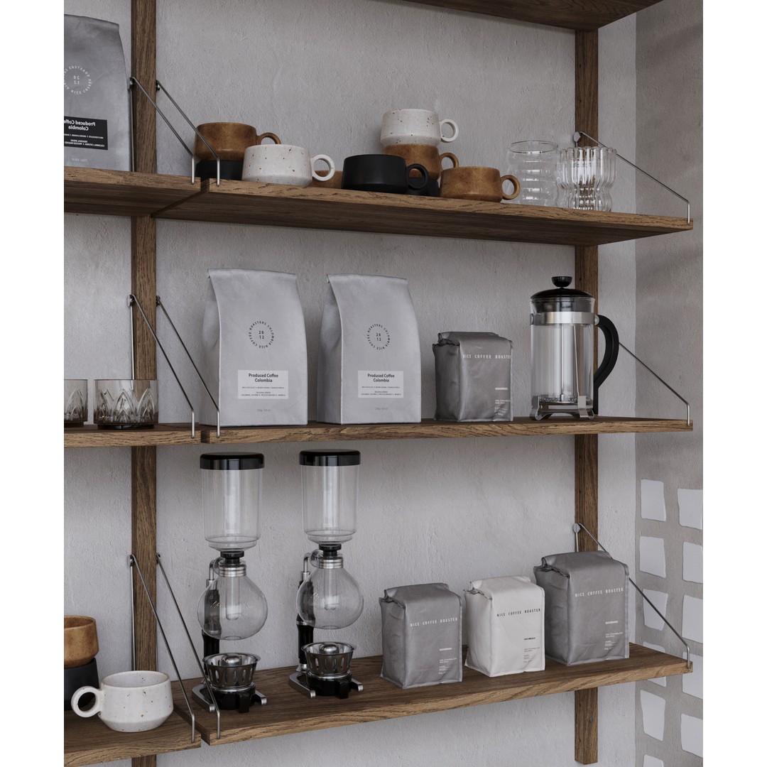 Coffee Shop Interior 3D Model – Fully Textured Scene for 3dsMax - View 20