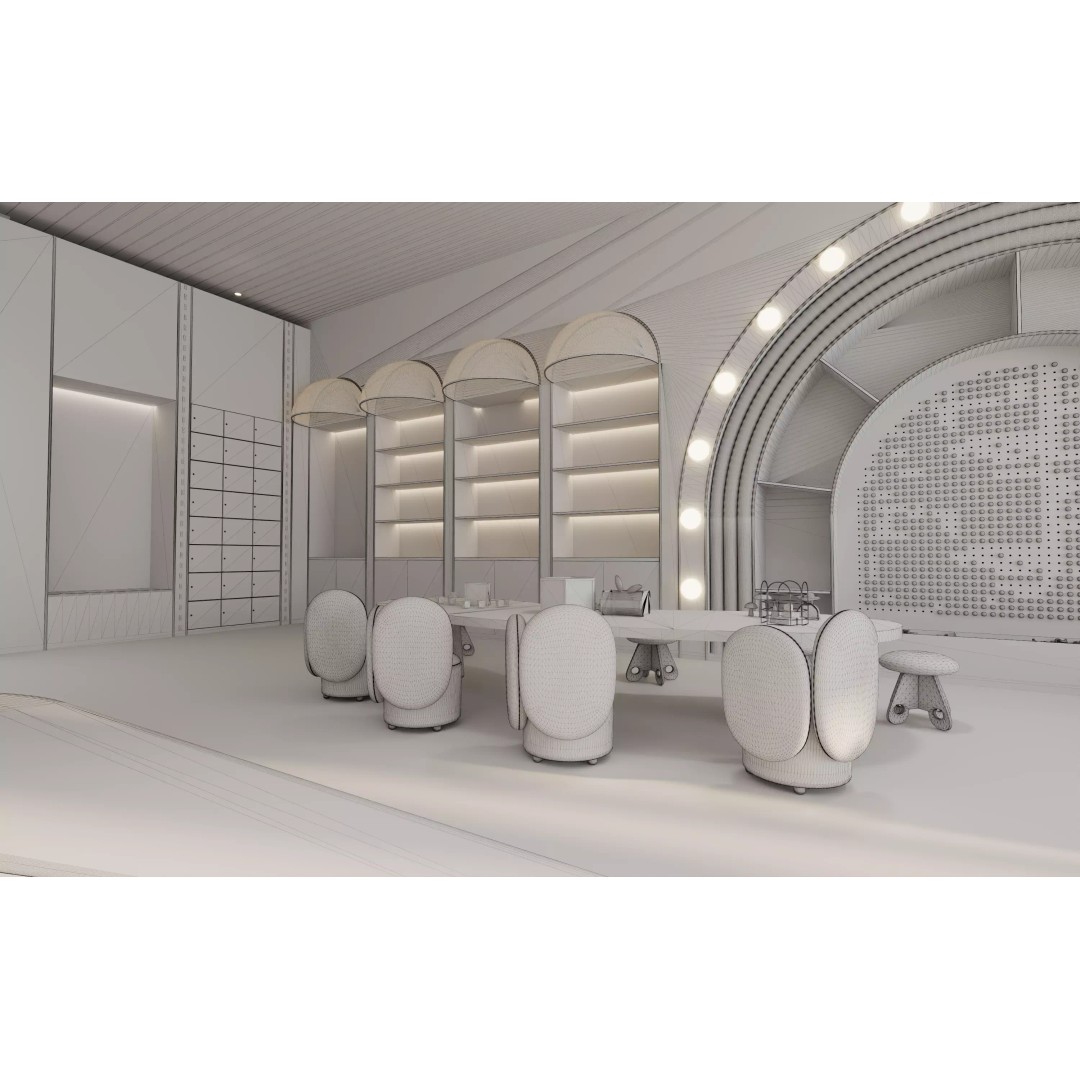 Kids Playroom 3D Model – Modern Interior with Interactive Design, FBX & OBJ - View 19