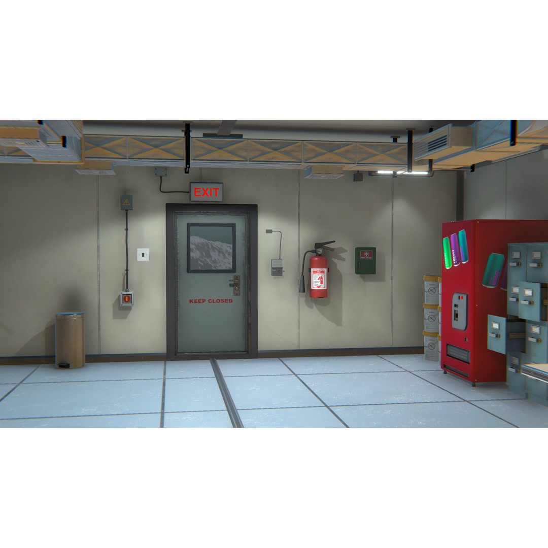 Polar Research Center 3D Model – Modular Arctic Laboratory with Interiors - View 14