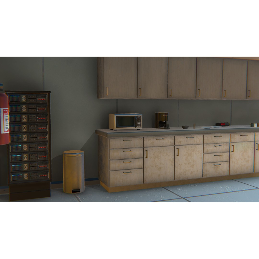 Polar Research Center 3D Model – Modular Arctic Laboratory with Interiors - View 15