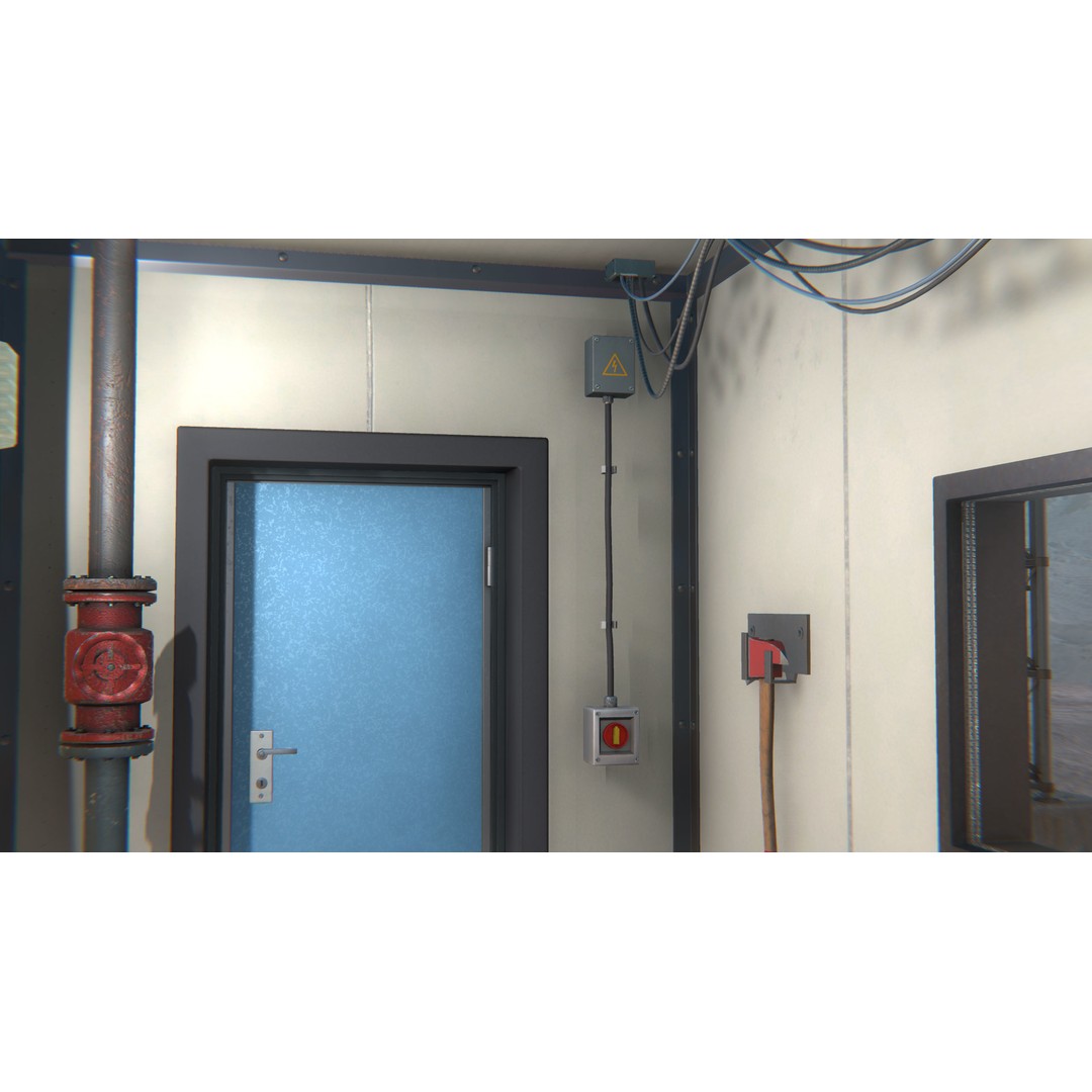 Polar Research Center 3D Model – Modular Arctic Laboratory with Interiors - View 20