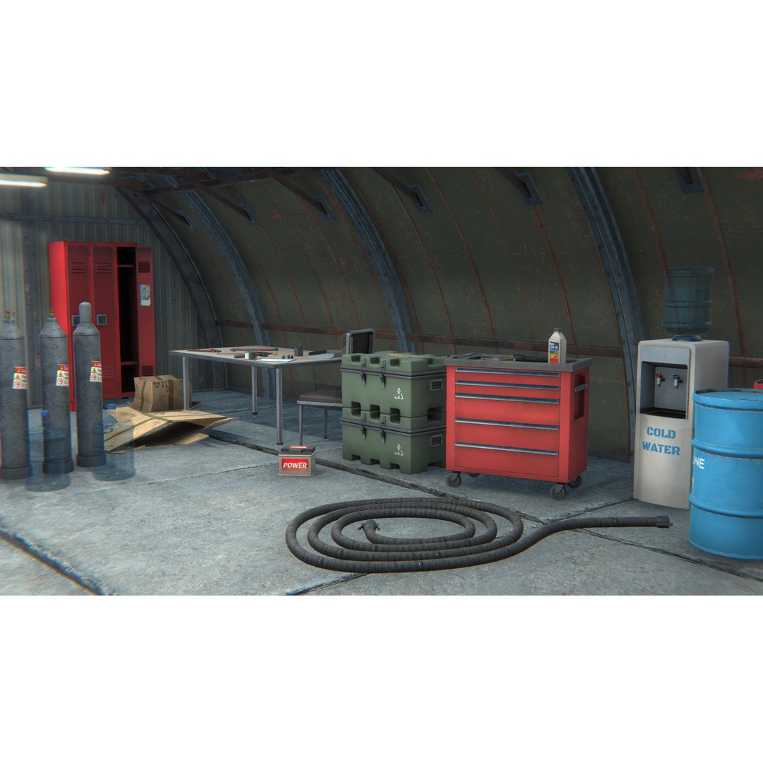 Polar Research Center 3D Model – Modular Arctic Laboratory with Interiors - View 25