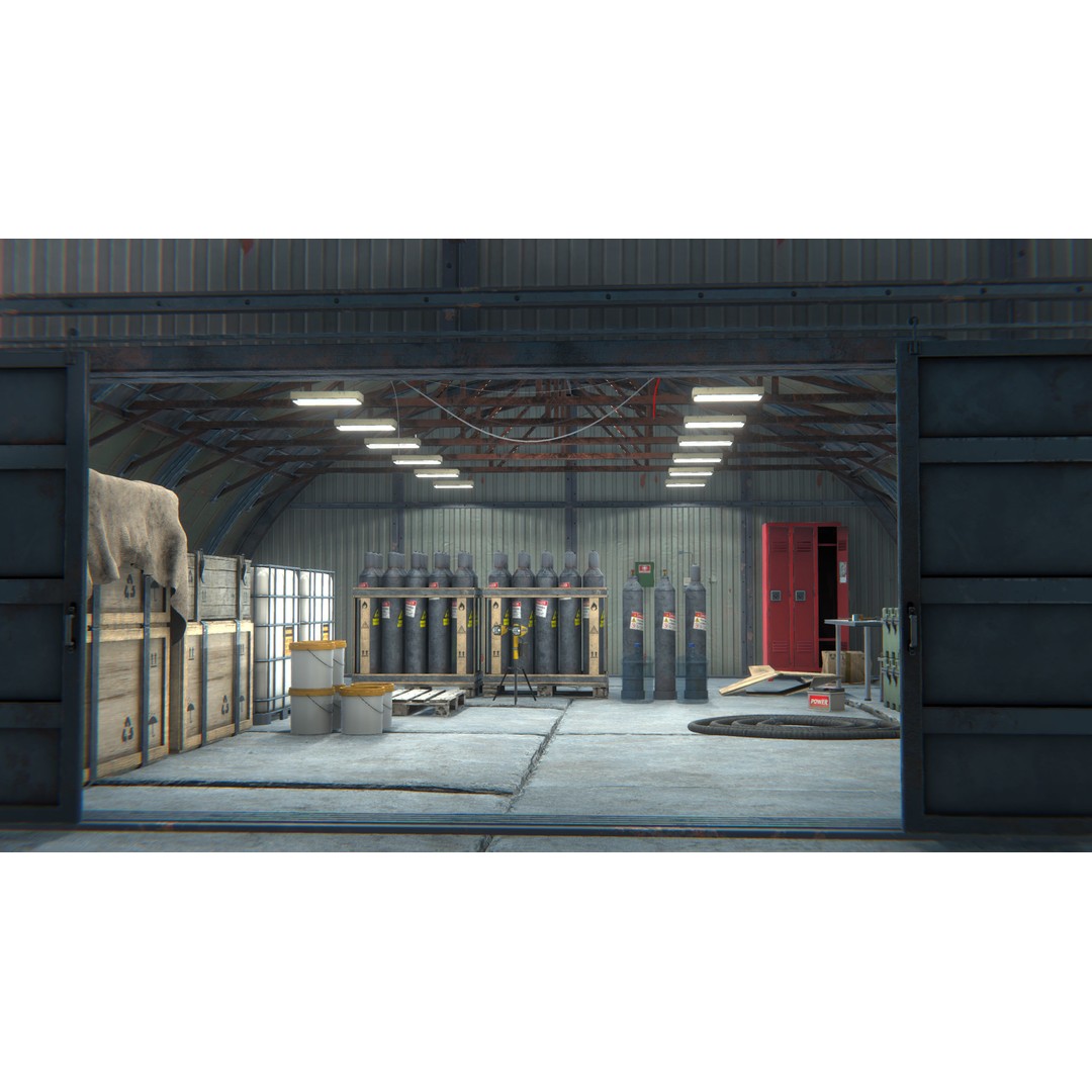Polar Research Center 3D Model – Modular Arctic Laboratory with Interiors - View 26