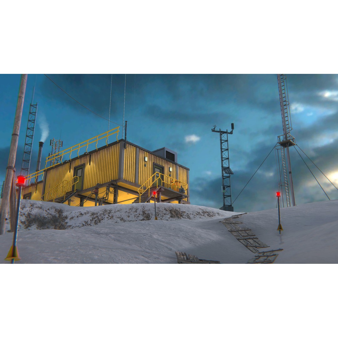 Polar Research Center 3D Model – Modular Arctic Laboratory with Interiors - View 28