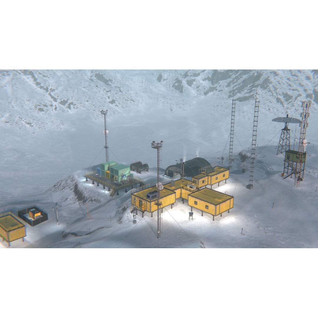 Polar Research Center 3D Model – Modular Arctic Laboratory with Interiors - View 3