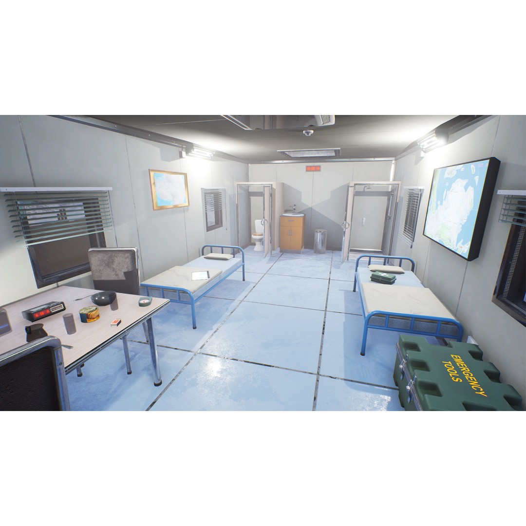Polar Research Center 3D Model – Modular Arctic Laboratory with Interiors - View 30