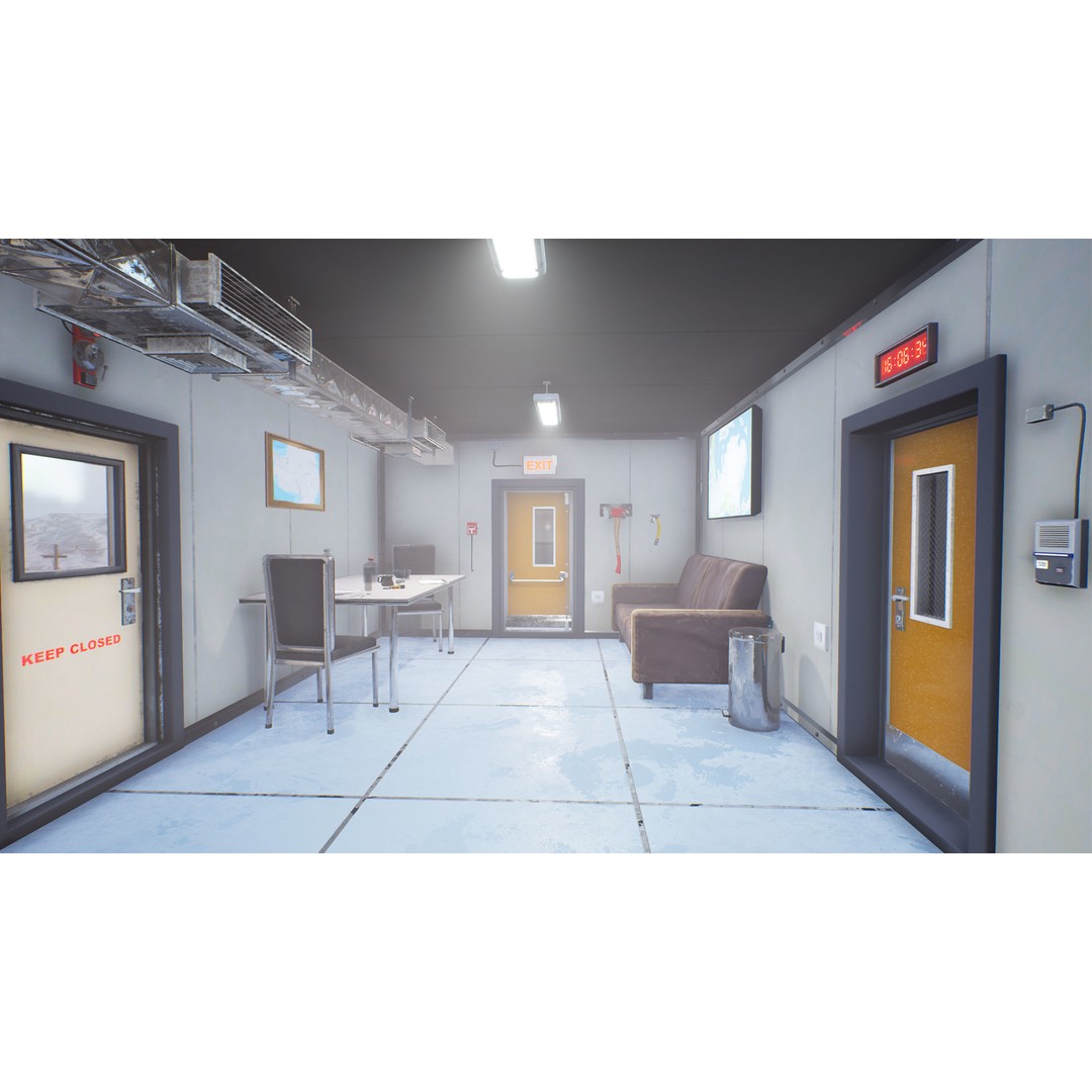 Polar Research Center 3D Model – Modular Arctic Laboratory with Interiors - View 31