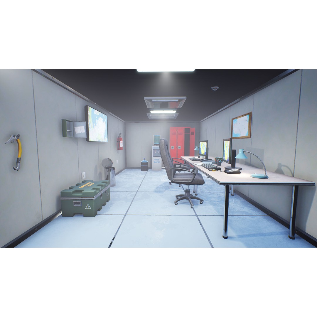 Polar Research Center 3D Model – Modular Arctic Laboratory with Interiors - View 38