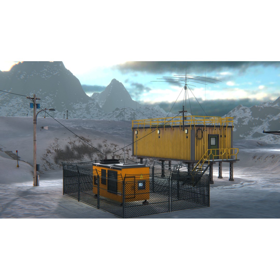 Polar Research Center 3D Model – Modular Arctic Laboratory with Interiors - View 4