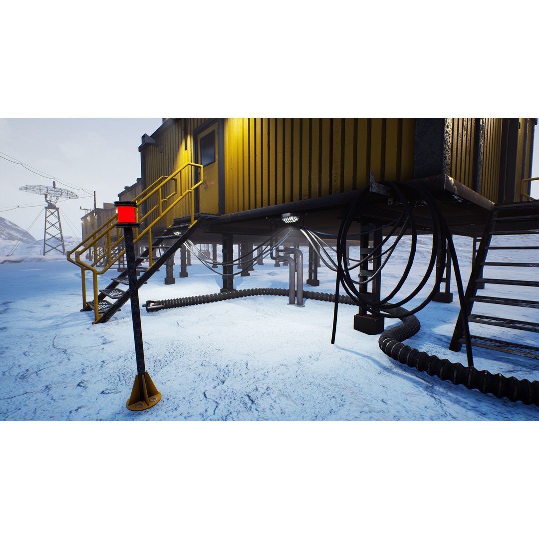 Polar Research Center 3D Model – Modular Arctic Laboratory with Interiors - View 45