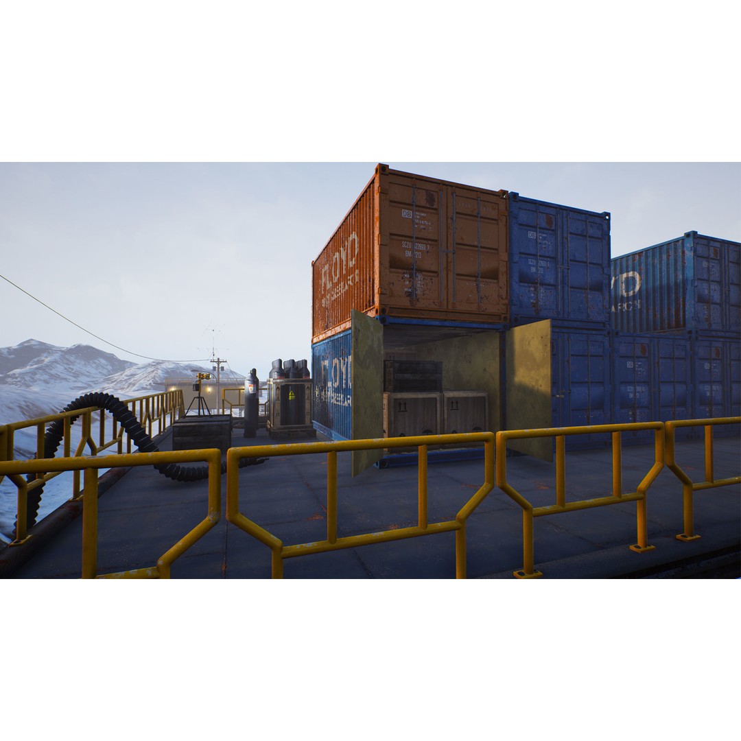 Polar Research Center 3D Model – Modular Arctic Laboratory with Interiors - View 47