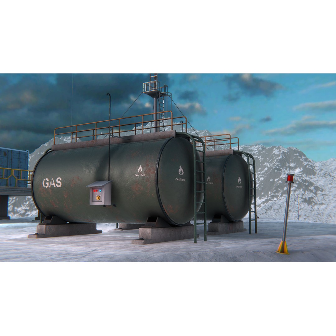 Polar Research Center 3D Model – Modular Arctic Laboratory with Interiors - View 7