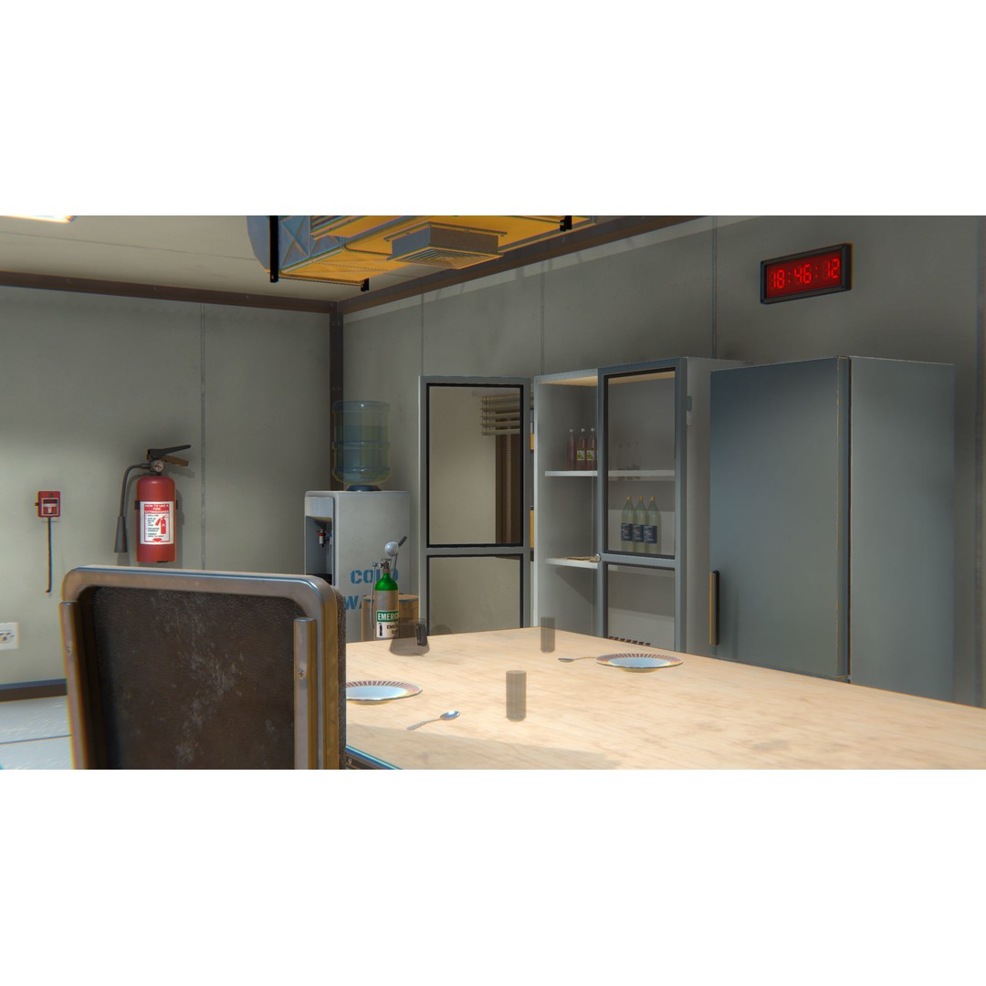 Polar Research Center 3D Model – Modular Arctic Laboratory with Interiors - View 9