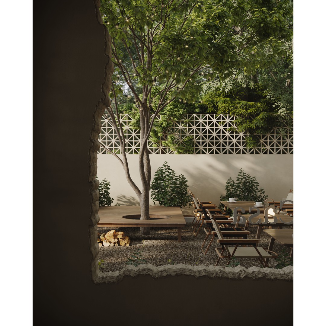 Cafe Restaurant Interior 3D Model – Fully Textured Scene, Corona Renderer