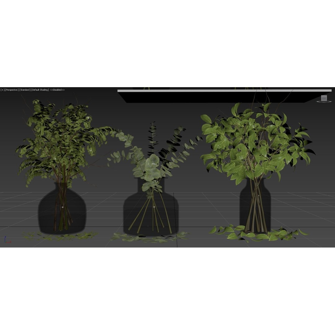 Indoor Plants 3D Model – High Poly PBR Asset, OBJ and 3Dmax - View 10