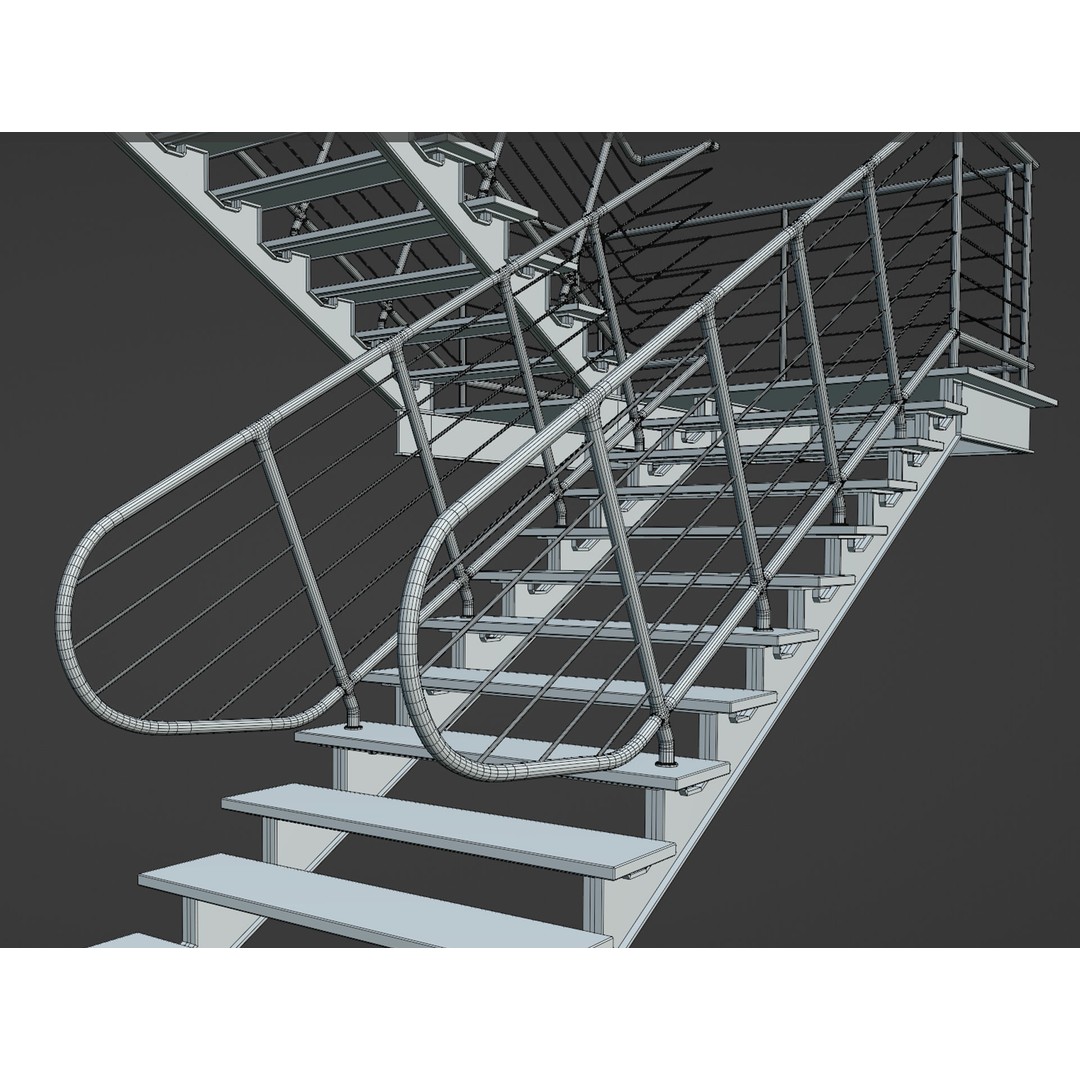 Hangar Building 3D Model – Low Poly Studio Set, FBX, OBJ, Blender - View 16