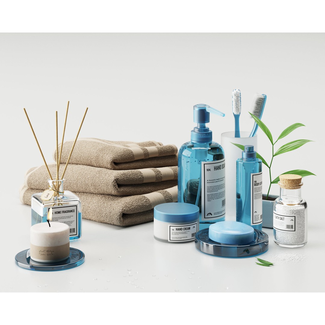 Bathroom Set 3D Model – Textured Interior Asset for Corona Renderer - View 10