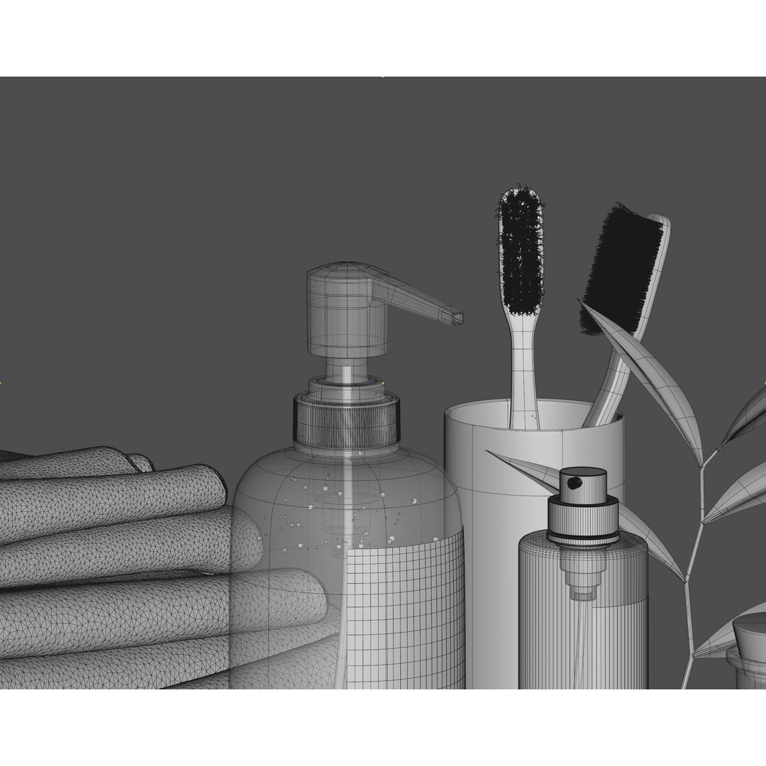 Bathroom Set 3D Model – Textured Interior Asset for Corona Renderer - View 13