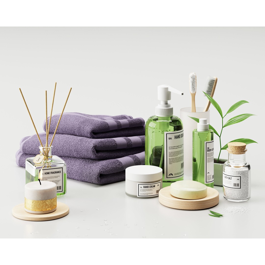 Bathroom Set 3D Model – Textured Interior Asset for Corona Renderer - View 8