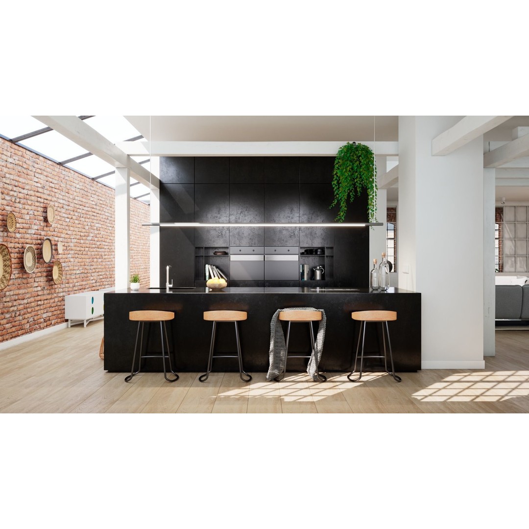 Workshop Apartment 3D Model – Modern Interior Design, Cinema 4D - View 13