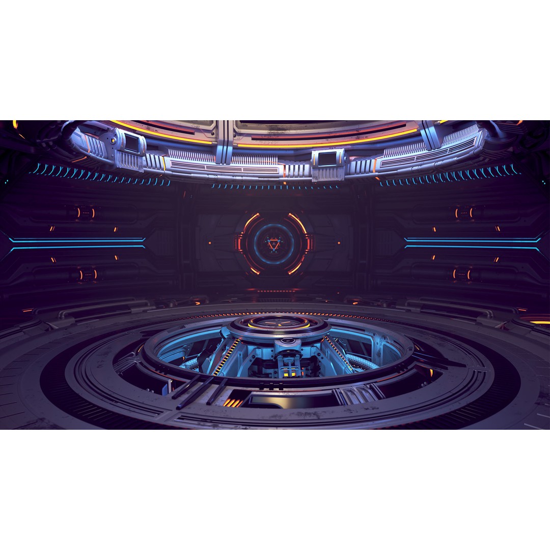 Sci-Fi Construction Lab 3D Model – Rigged, Subdivision Ready, FBX - View 25