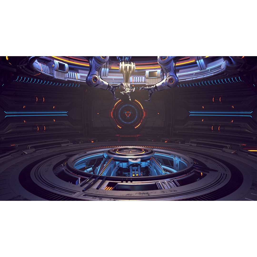 Sci-Fi Construction Lab 3D Model – Rigged, Subdivision Ready, FBX - View 27