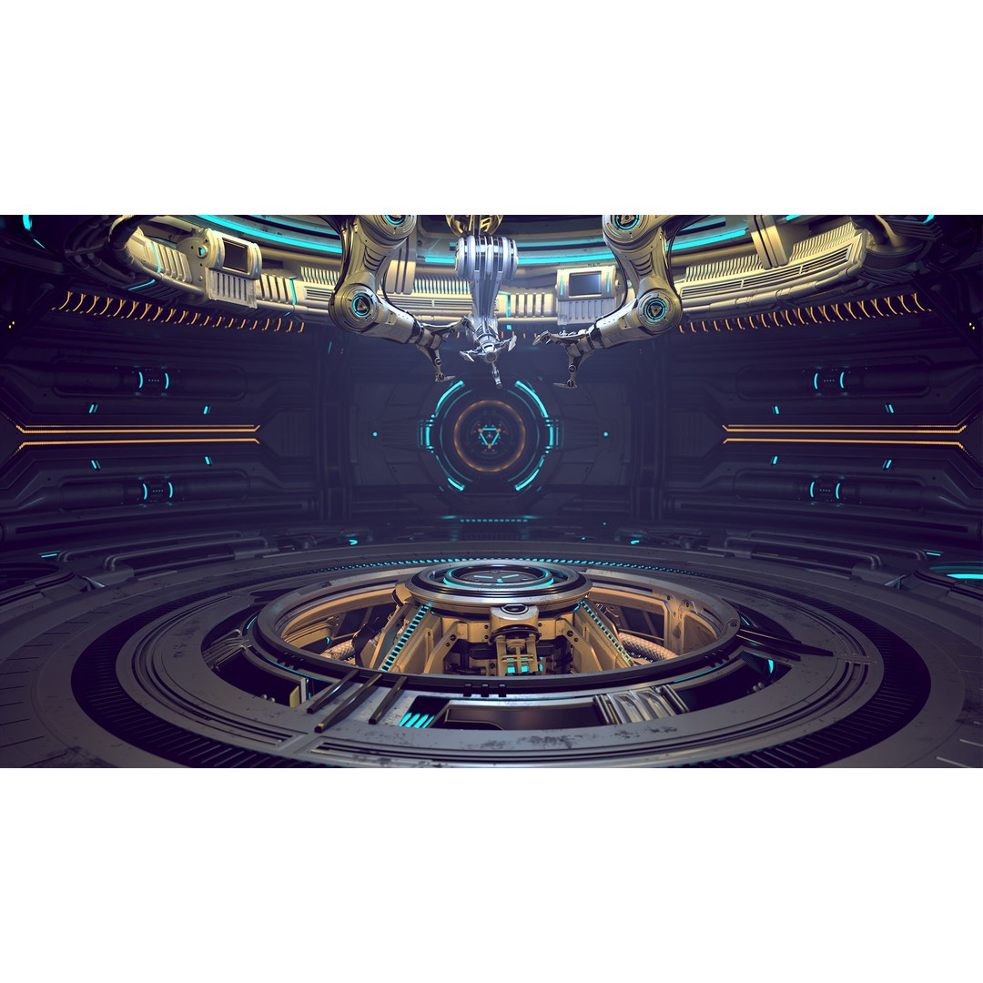 Sci-Fi Construction Lab 3D Model – Rigged, Subdivision Ready, FBX - View 28