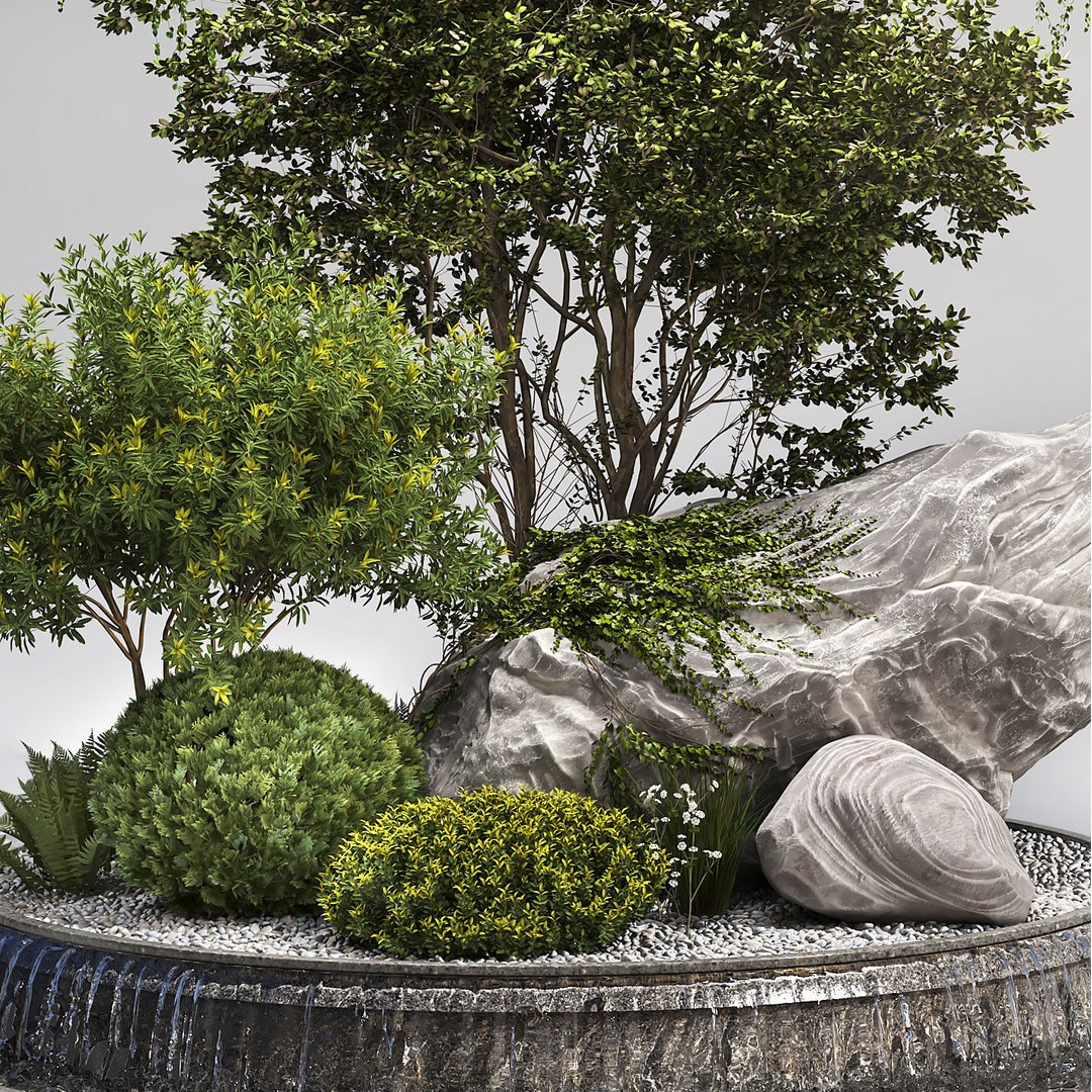 Indoor Garden 3D Model – Realistic Interior Environment, FBX, OBJ - View 5