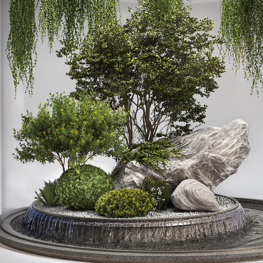 Indoor Garden 3D Model – Realistic Interior Environment, FBX, OBJ - View 7