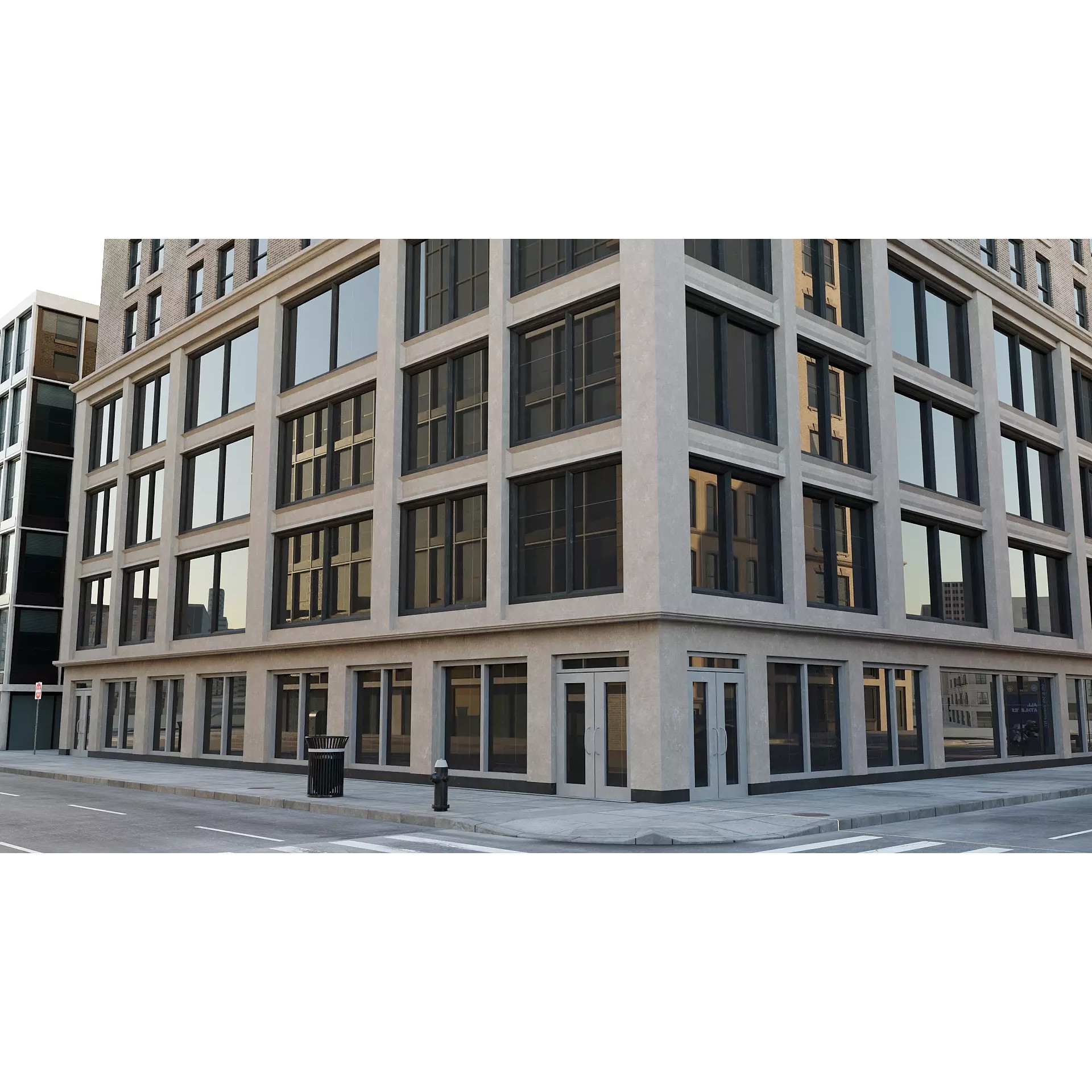 New York Block - Low-Poly Game-Ready 3D Model - View 8