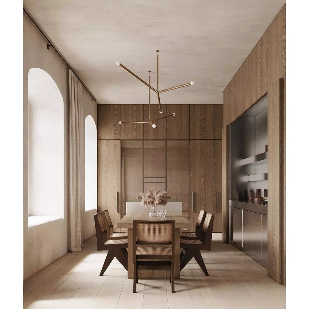 Wabi-Sabi Living Room 3D Model – Interior Scene with Textures, FBX & OBJ - View 3