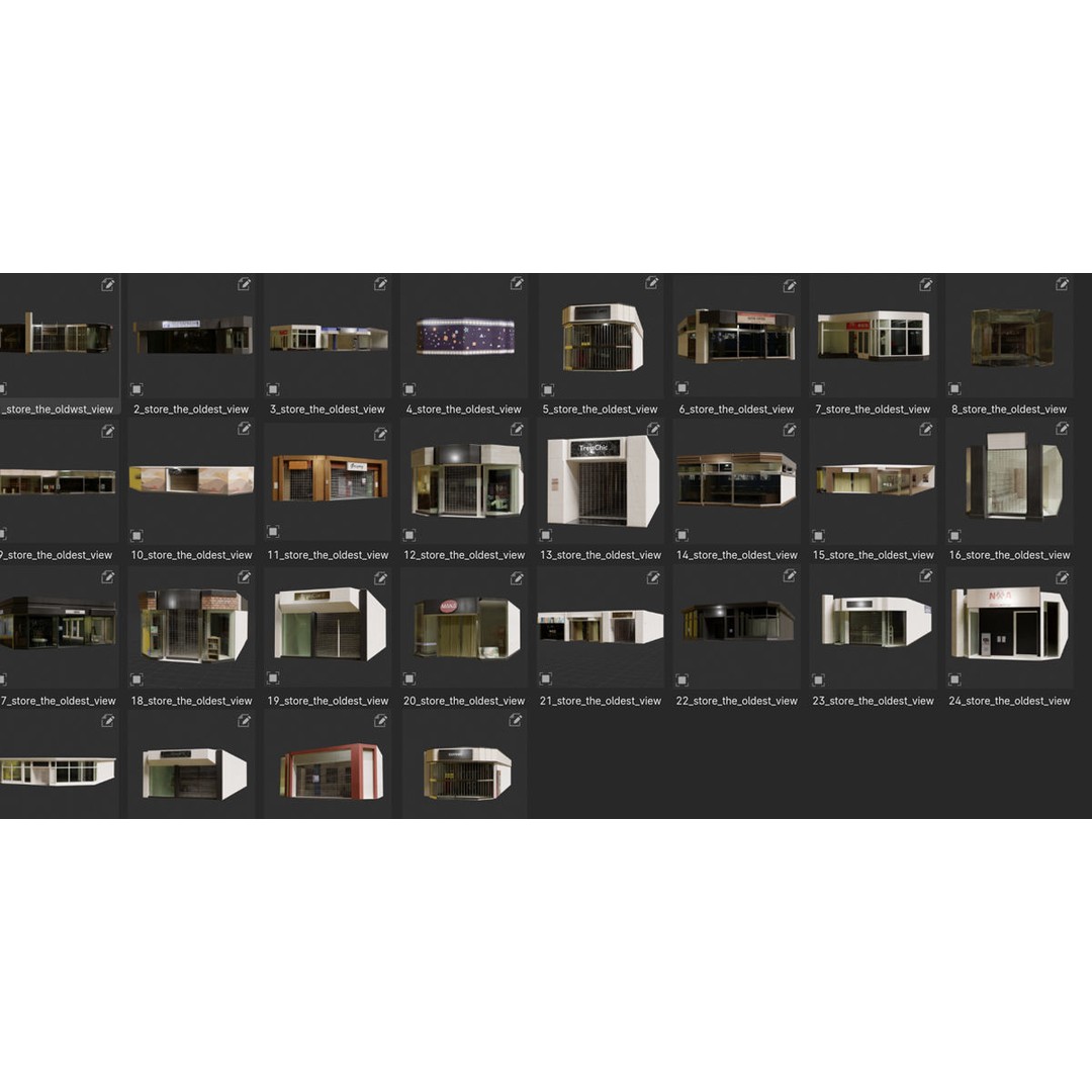 Valley View Mall 3D Model – Detailed Interior Asset, Blender & FBX - View 16