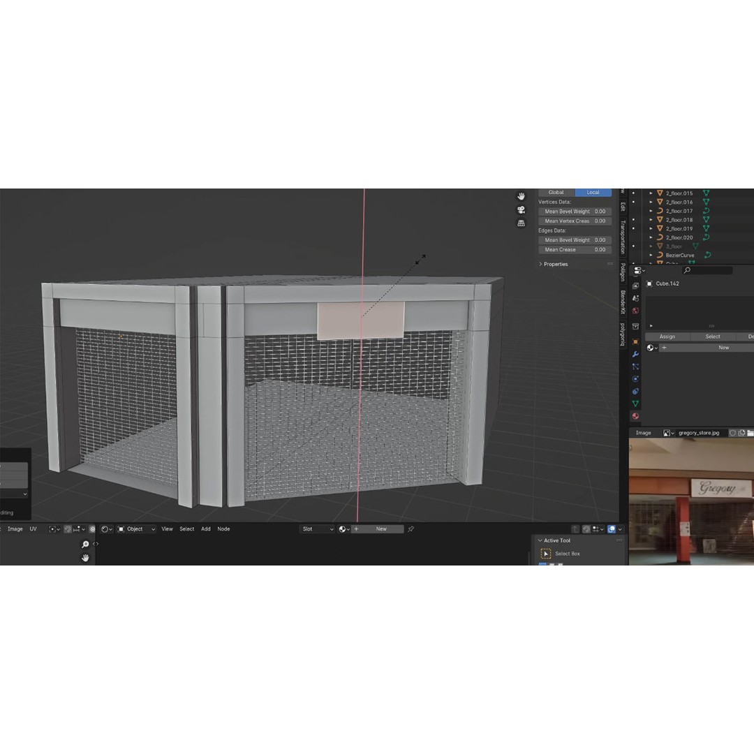 Valley View Mall 3D Model – Detailed Interior Asset, Blender & FBX - View 29