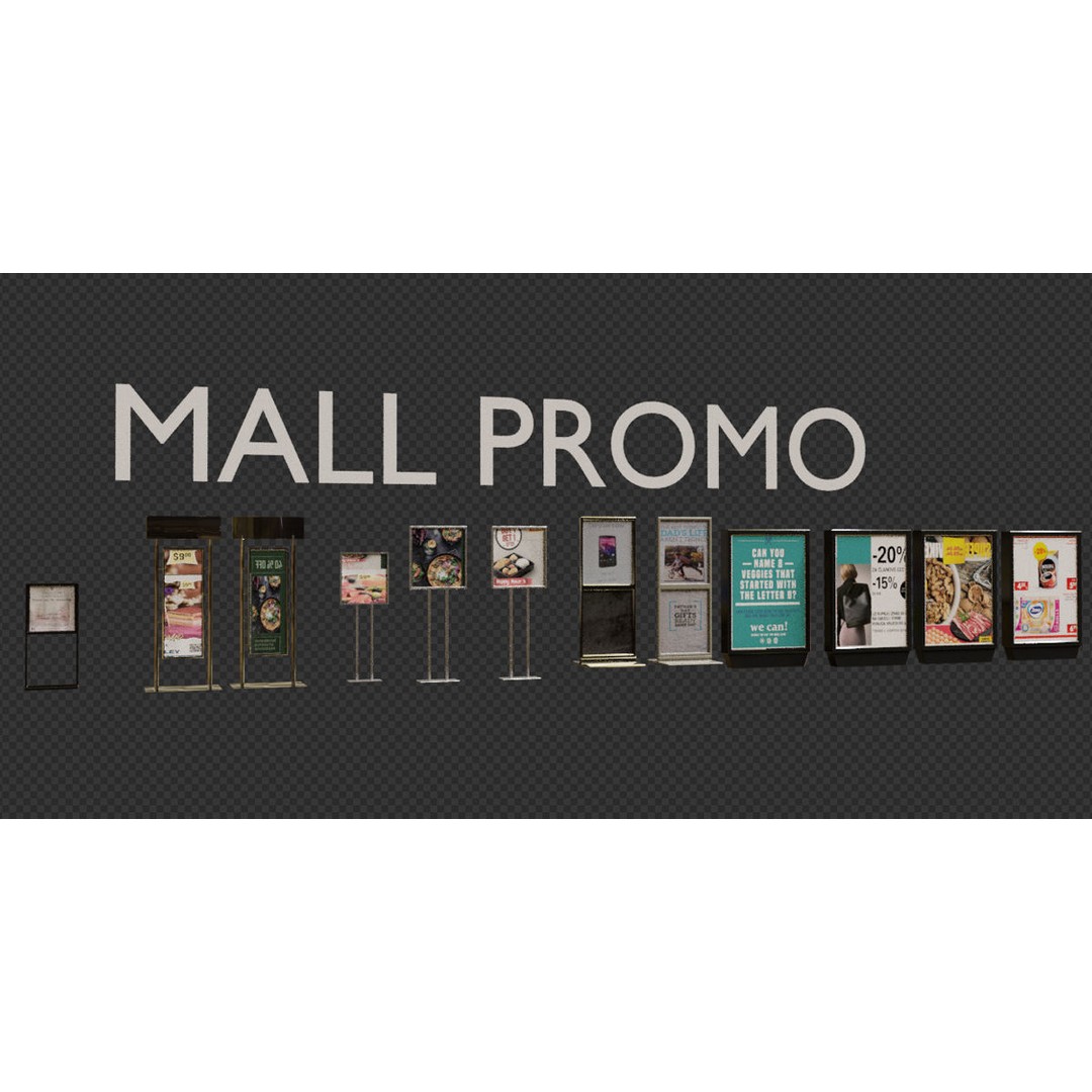Valley View Mall 3D Model – Detailed Interior Asset, Blender & FBX - View 42