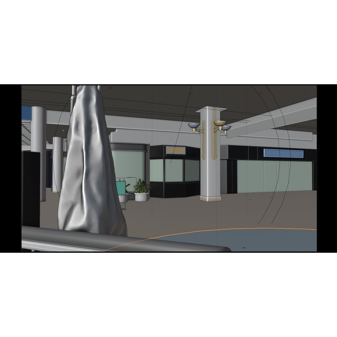 Valley View Mall 3D Model – Detailed Interior Asset, Blender & FBX - View 9
