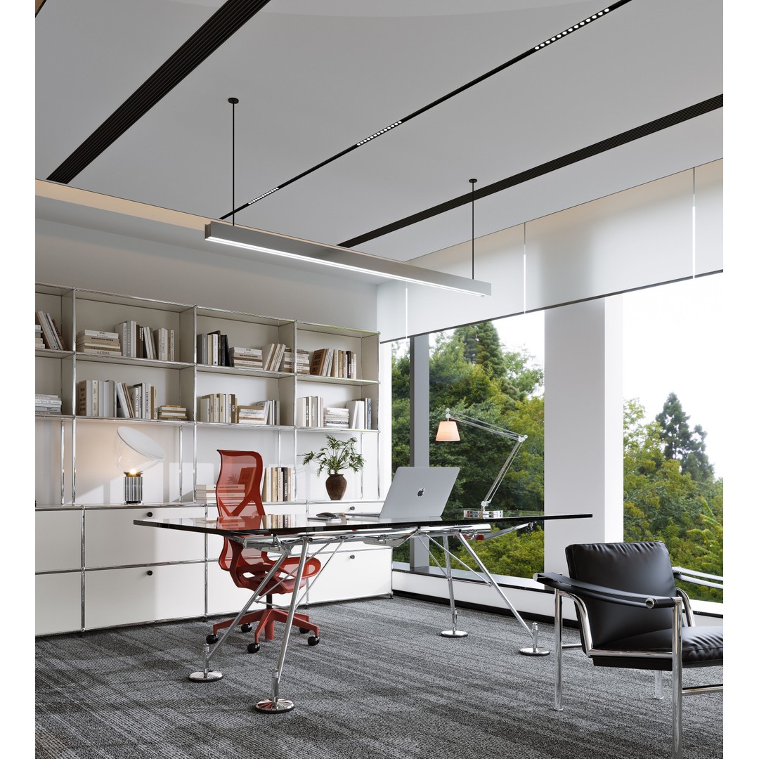 Modern Office 3D Model – Contemporary Interior Design, FBX & OBJ - View 3
