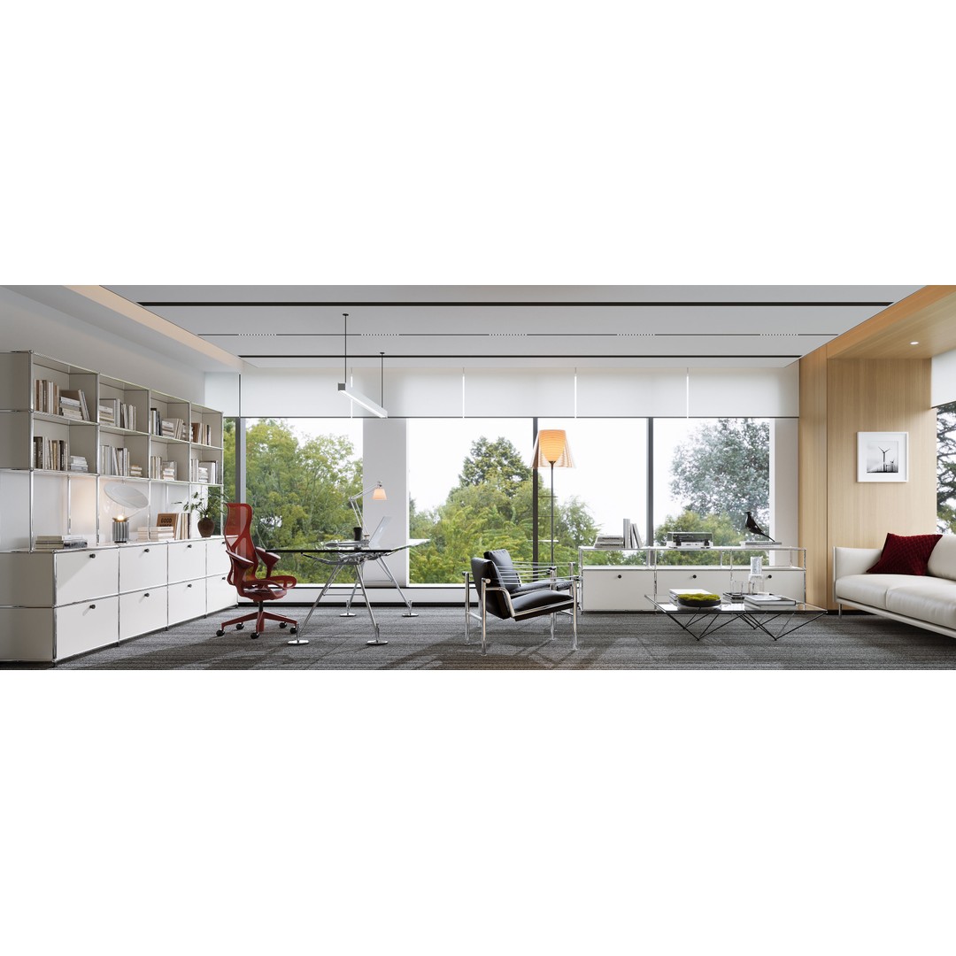 Modern Office 3D Model – Contemporary Interior Design, FBX & OBJ - View 7